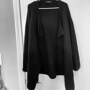 Mango basic black cardigan